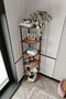 Hanah Home Bookcase 6 Corner - Nogal